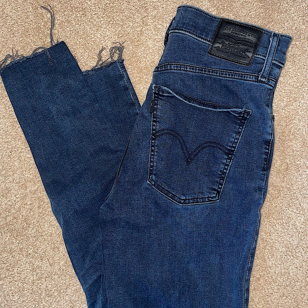 Levi’s Jeans Mile High Super Skinny Muted Indigo Blue